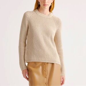 LAST DAY 2/9 | NWOT 100% Organic Cotton Fisherman Crew Sweater